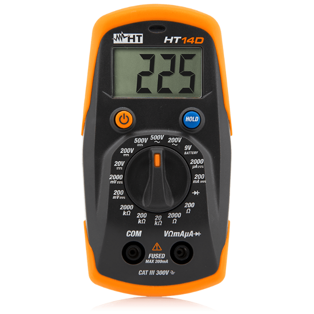 Imagem de MULTIMETRO DIGITAL COMPACTO COM 3 DIGITOS H.T.