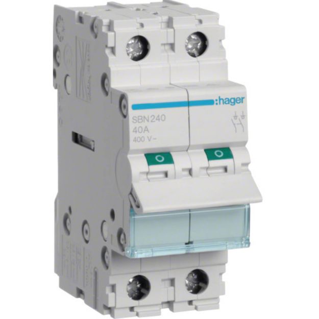 Imagem de INTERRUPTOR BIPOLAR 2x40A